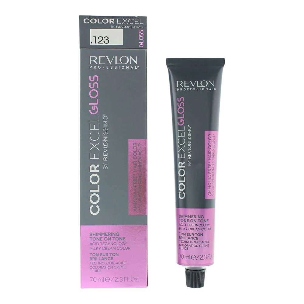 Revlon Color Excel Gloss – Hair Colour Gloss for Women, 123 Nude Satin, 70 ml