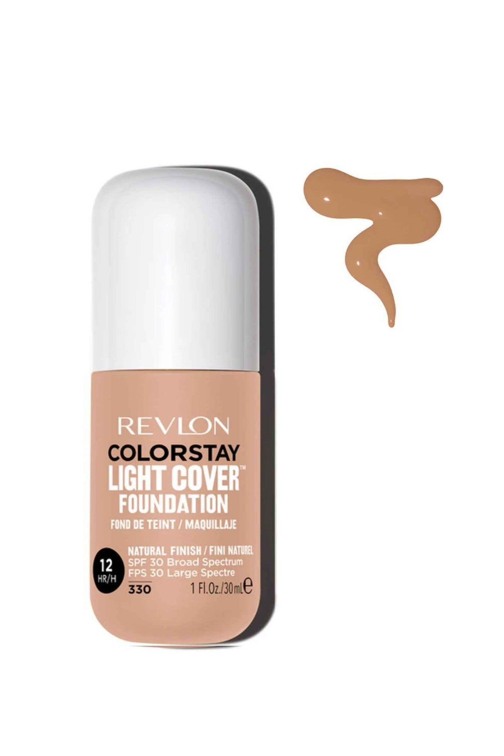 Revlon Color Stay – Liquid Foundation for Women, 330, Natural Tan, SPF 30, 30 ml
