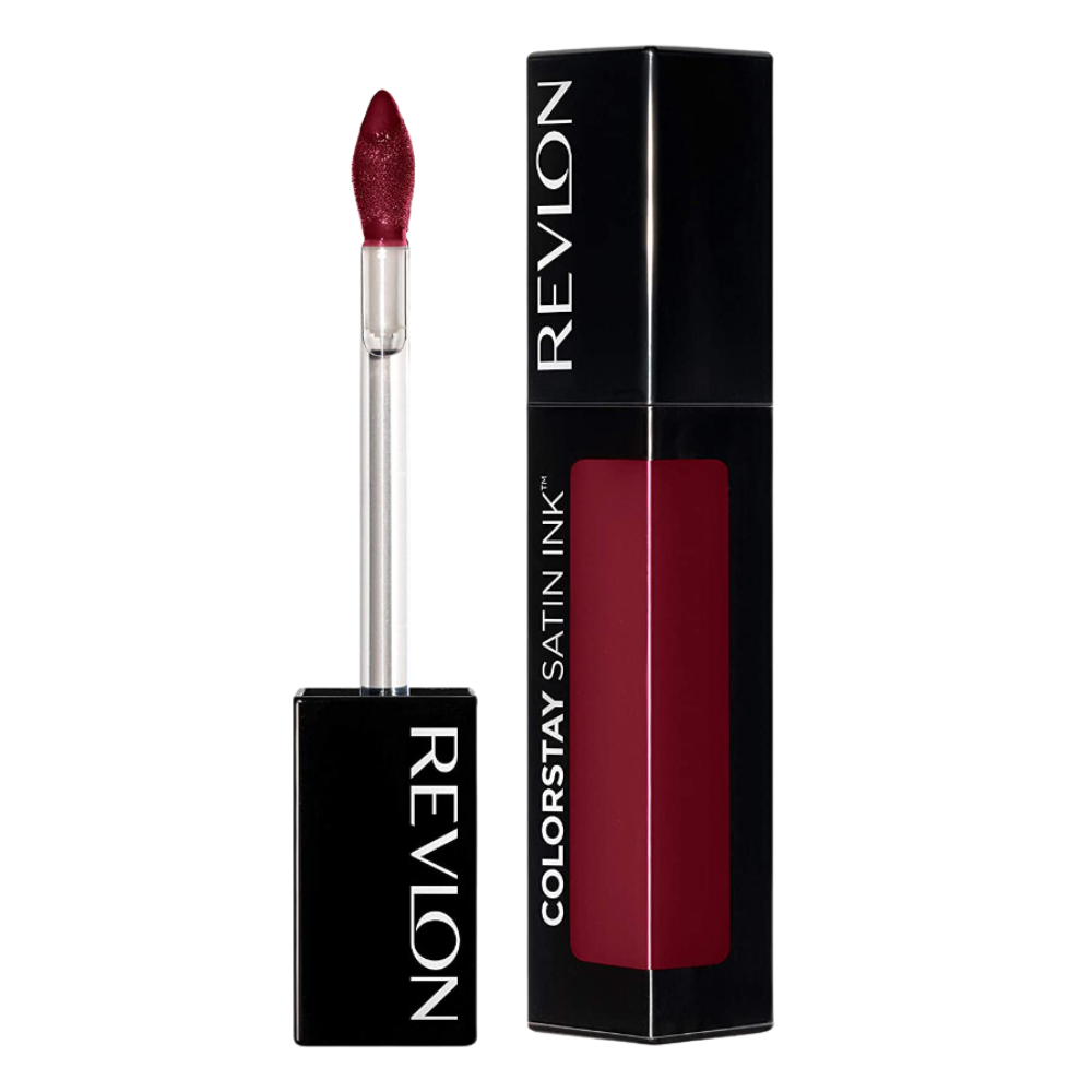 Revlon Colorstay Satin Ink – Liquid Lipstick for Women, 018, Fired Up, 30 ml
