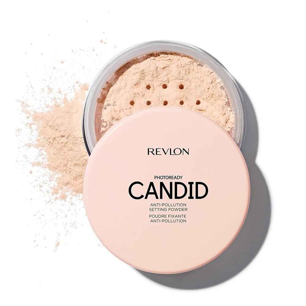 Revlon PhotoReady Candid Anti-Pollution – Loose Setting Powder for Women, 001, 15 g