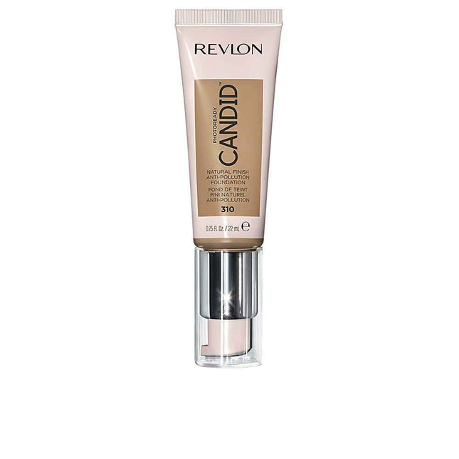 Revlon PhotoReady Candid Natural Finish – Cream Foundation for Women, 310, Butterscotch, 22 ml