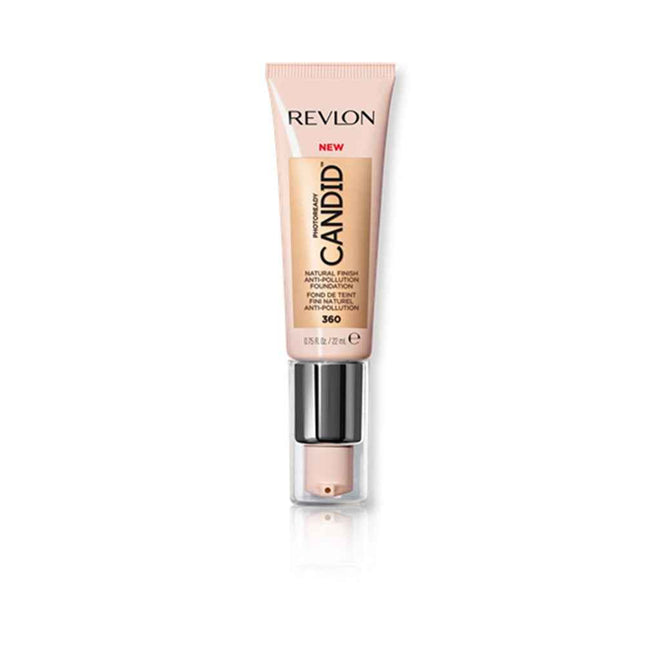 Revlon PhotoReady Candid Natural Finish – Cream Foundation for Women, 360, Cashew, 22 ml