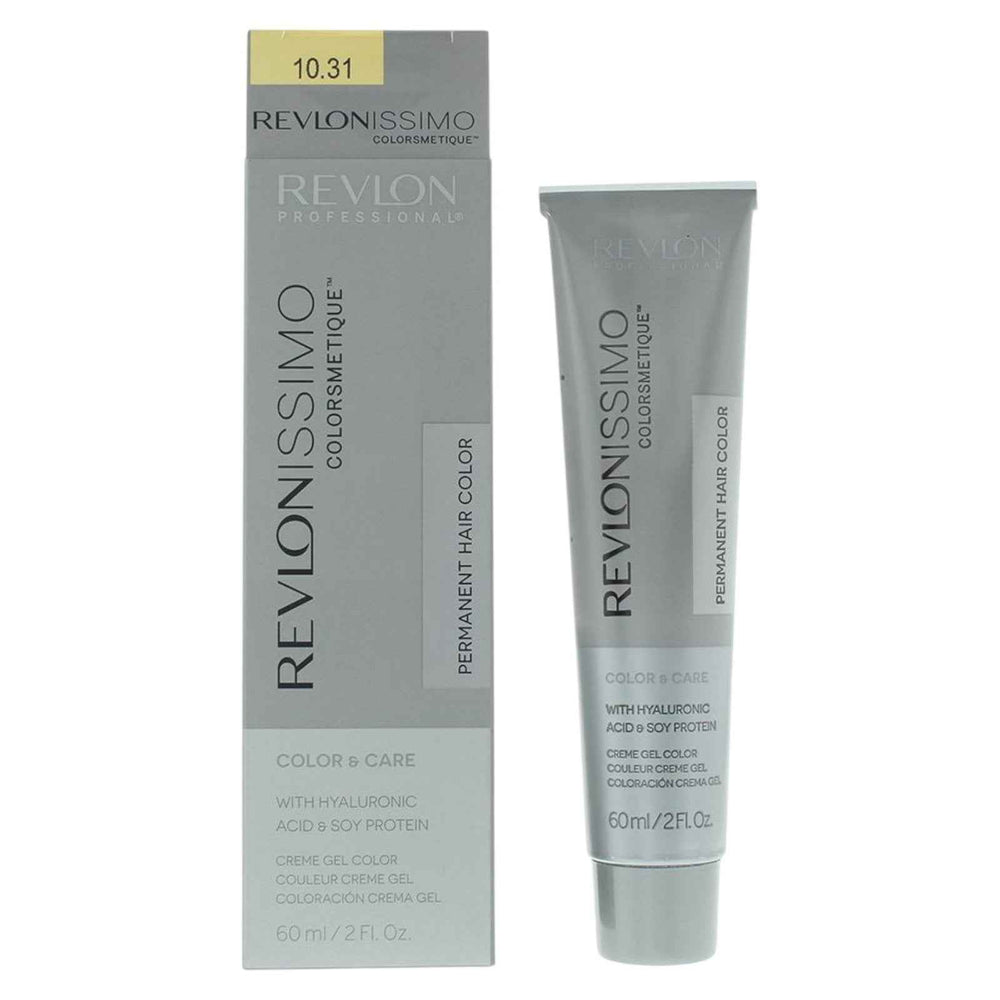Revlon Revlonissimo Colorsmetique – Permanent Hair Dye Unisex, 10.31 Pale Beige Blonde, 60 ml