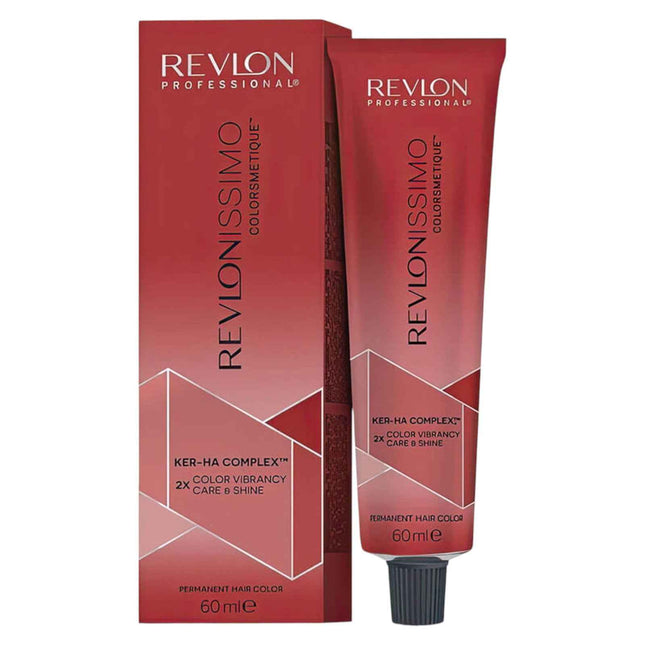 Revlon Revlonissimo Colorsmetique – Permanent Hair Dye Unisex, 5.65 Light Mahogany Red Brown, 60 ml