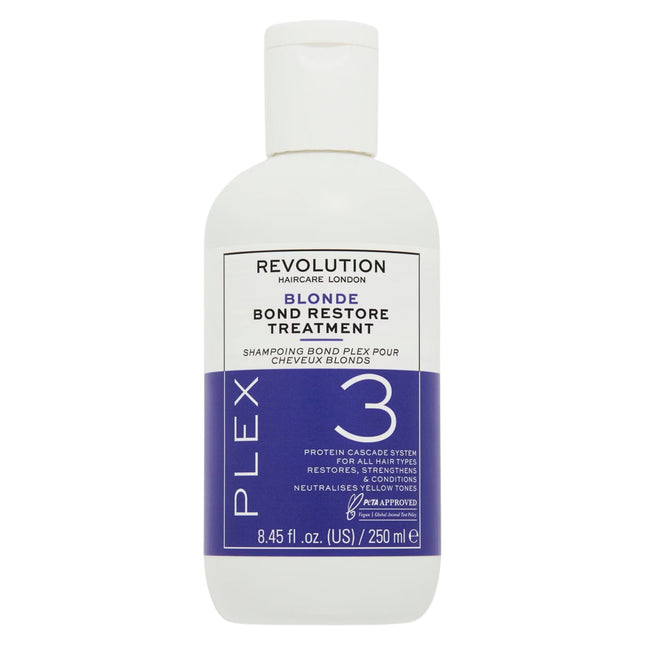 Revolution Haircare Blonde Plex 3 – Hair Treatment Shampoo for Women, Restores, For Damaged Hair, 250 ml