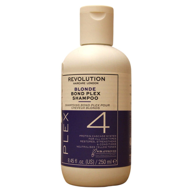 Revolution Haircare Bond Plex 4 – Hair Shampoo for Women, For Neutralisation Of Yellow Tones, 250 ml