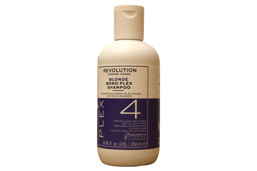 Revolution Haircare Bond Plex 4 – Hair Shampoo for Women, For Neutralisation Of Yellow Tones, 250 ml