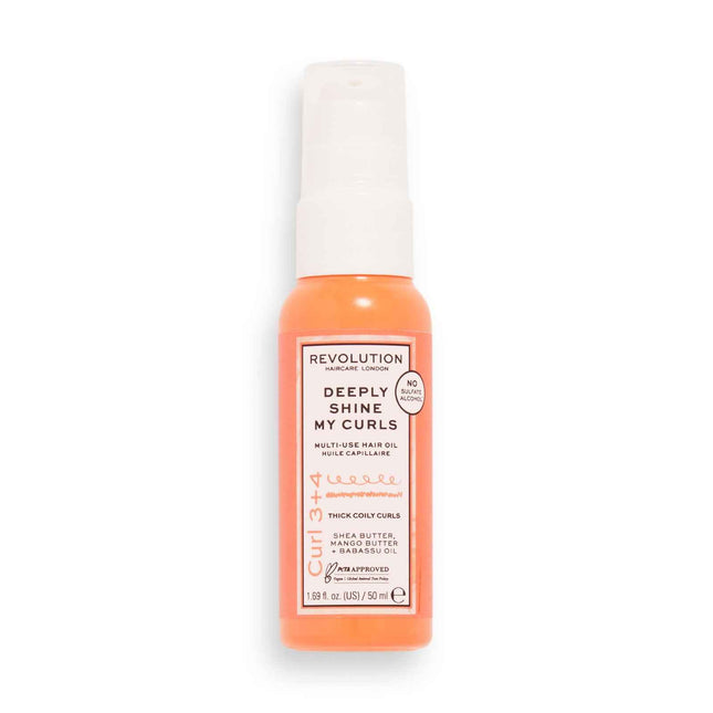 Revolution Haircare My Curls 3+4 – Hair Oil Treatment for Women, Defining & Shining, 50 ml