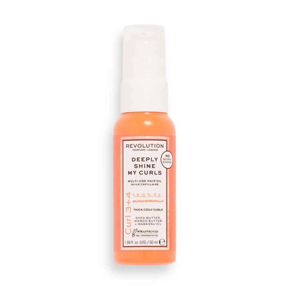 Revolution Haircare My Curls 3+4 – Hair Oil Treatment for Women, Defining & Shining, 50 ml
