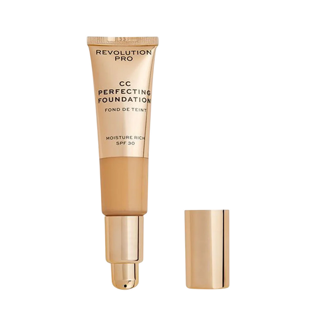 Revolution Pro CC Perfecting Moisturizing – Liquid Foundation, F 5.7, SPF 30, 26 ml