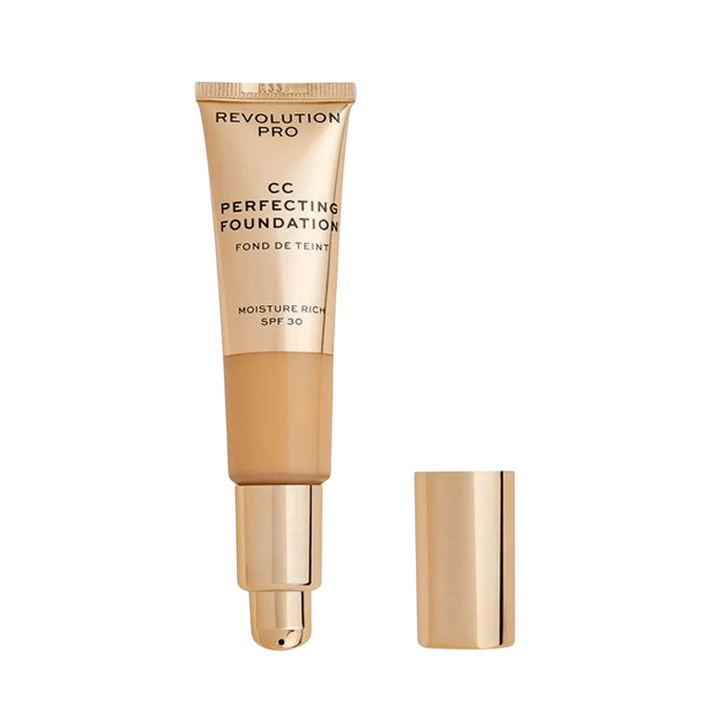 Revolution Pro CC Perfecting Moisturizing – Liquid Foundation, F 5.7, SPF 30, 26 ml
