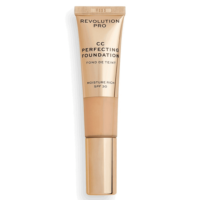 Revolution Pro CC Perfecting Moisturizing – Liquid Foundation, F 6.5, SPF 30, 26 ml
