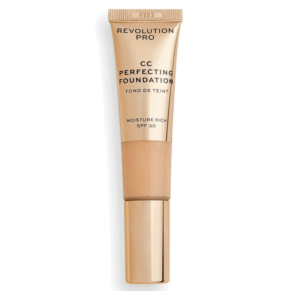 Revolution Pro CC Perfecting Moisturizing – Liquid Foundation, F 6.5, SPF 30, 26 ml