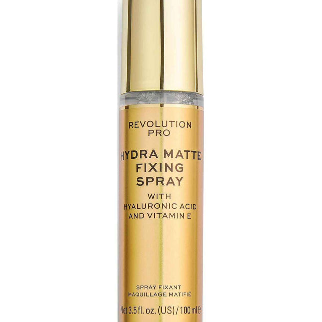 Revolution Pro Hydra-Matte Hyaluronic Acid Mattifying – Makeup Fixer Spray for Women, 100 ml