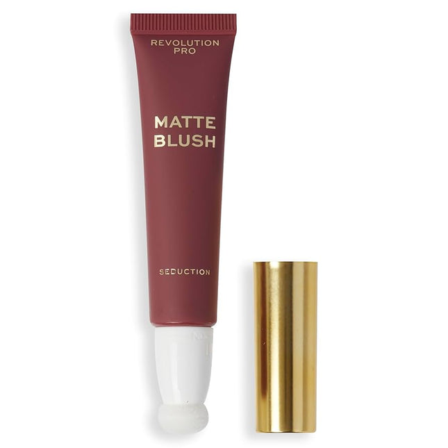 Revolution Pro Iconic Matte – Cream Blush for Women, Seduction Berry, 15 ml