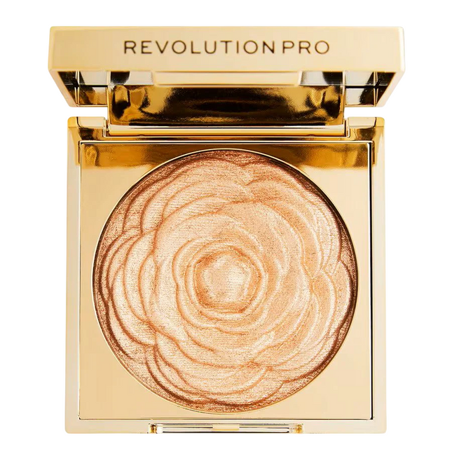 Revolution Pro Pro Lustre Illuminating – Blush Highlighter Compact for Women, Golden Rose, 1 Shade, 9 g
