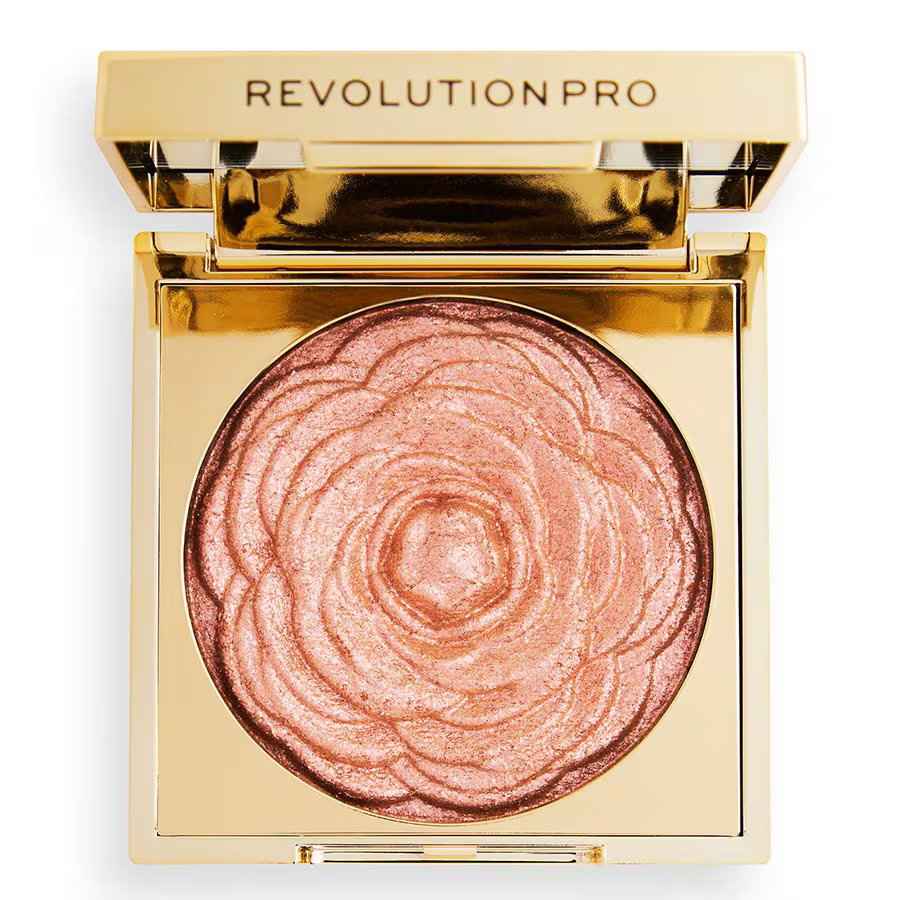 Revolution Pro Pro Lustre Illuminating – Blush Highlighter Compact for Women, Rose Gold, 1 Shade, 9 g