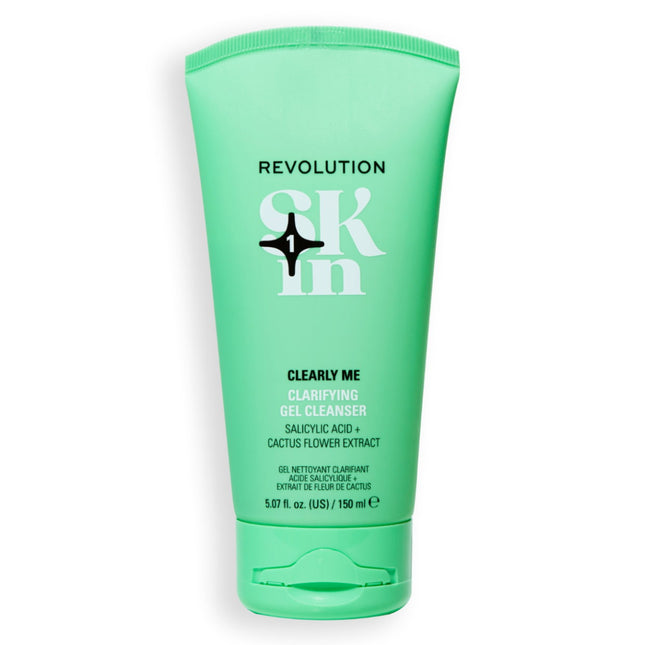 Revolution Skincare Clearly Me 2% Salicylic Acid Removes impurities – Cleansing Gel for Women, For Face, 150 ml