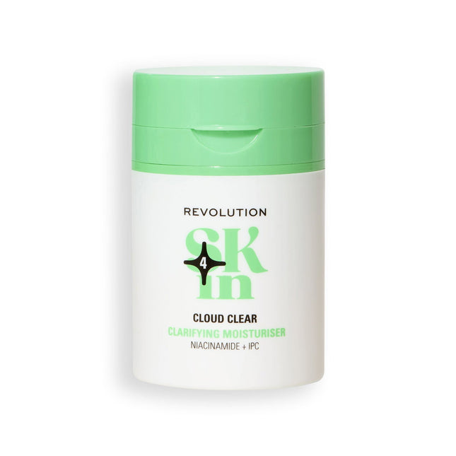 Revolution Skincare Cloud Clear Niacinamide & IPC Clarifying – Gel Cream for Women, 50 ml