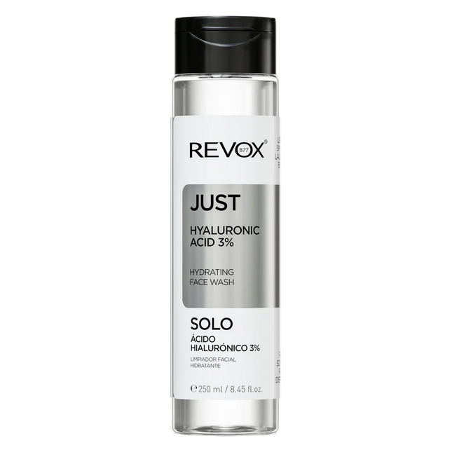 Revox B77 Just Squalane Hyaluronic Acid 3% Eliminates Impurities – Cleansing Lotion for Women, For Face, 250 ml