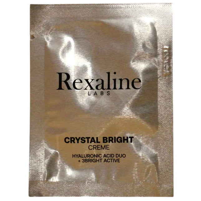 Rexaline Crystal Bright Hyaluronic Acid + 3 Bright Active Illuminating – Cream for Women, For Face, 2 ml Sample