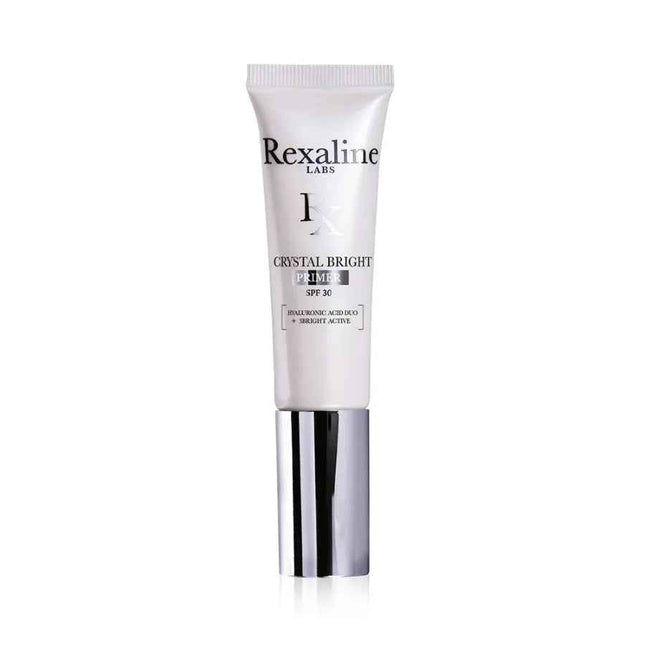 Rexaline Crystal Bright Hyaluronic Acid + 3 Bright Active Illuminating – Cream Primer for Women, 30 ml Tester