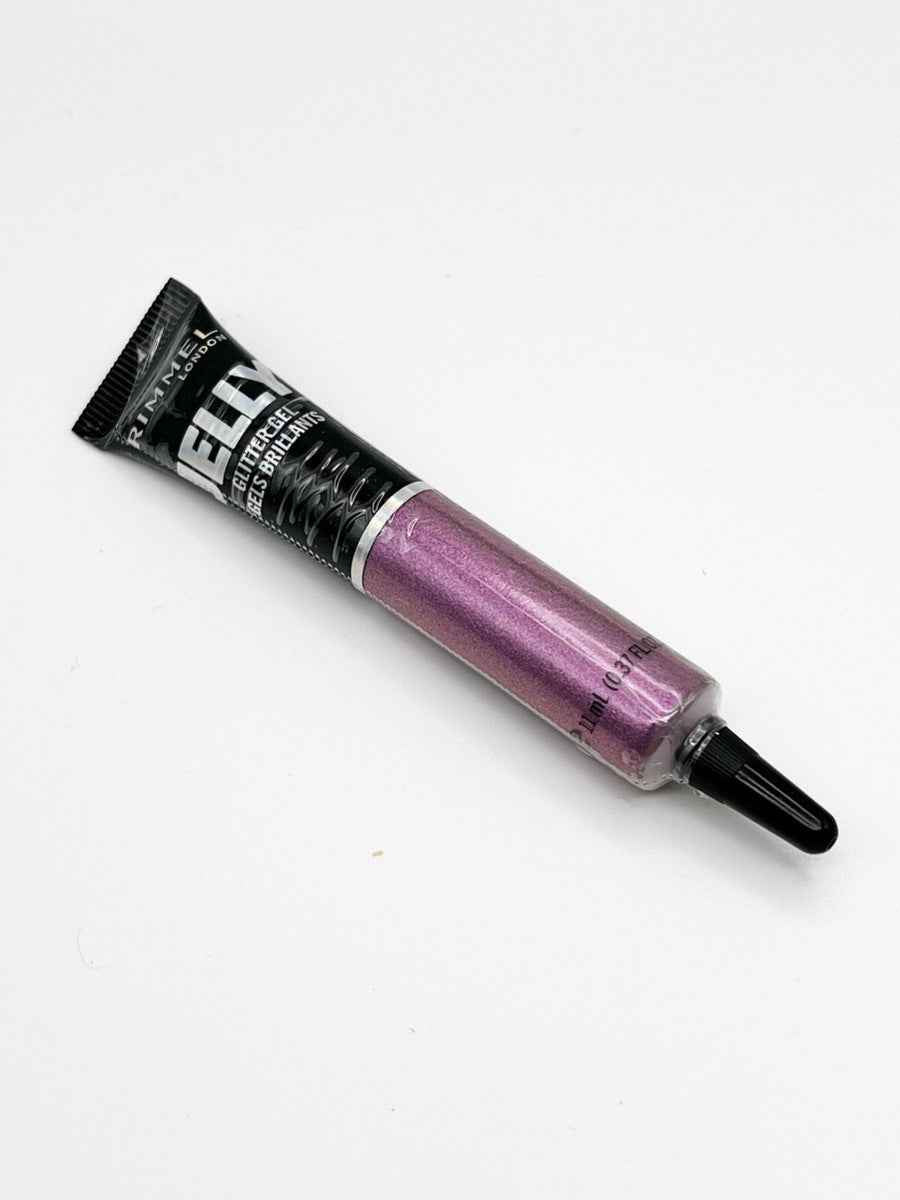Rimmel London Jelly – Loose Glitter Eyeshadow for Women, 500, Purple Rain, 11 ml