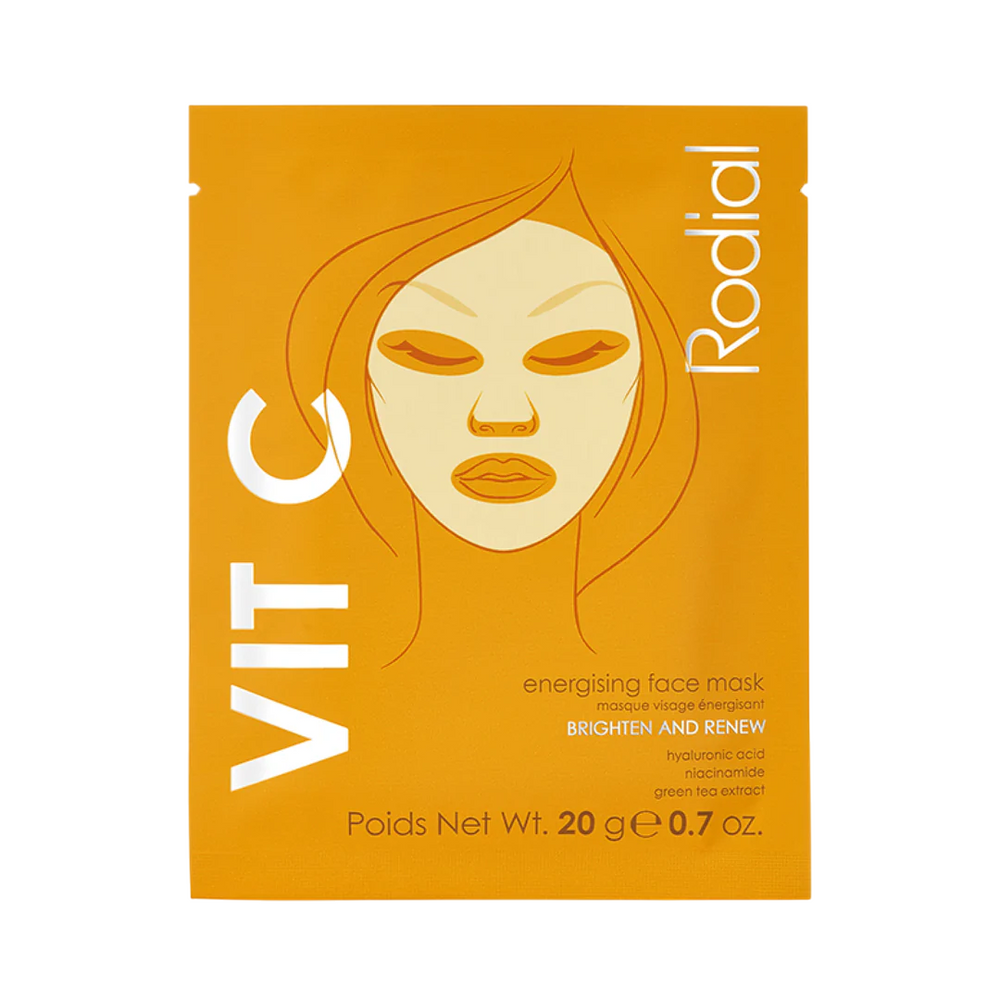 Rodial Vit C Energising – Sheet Mask for Women, For Face, 20 g