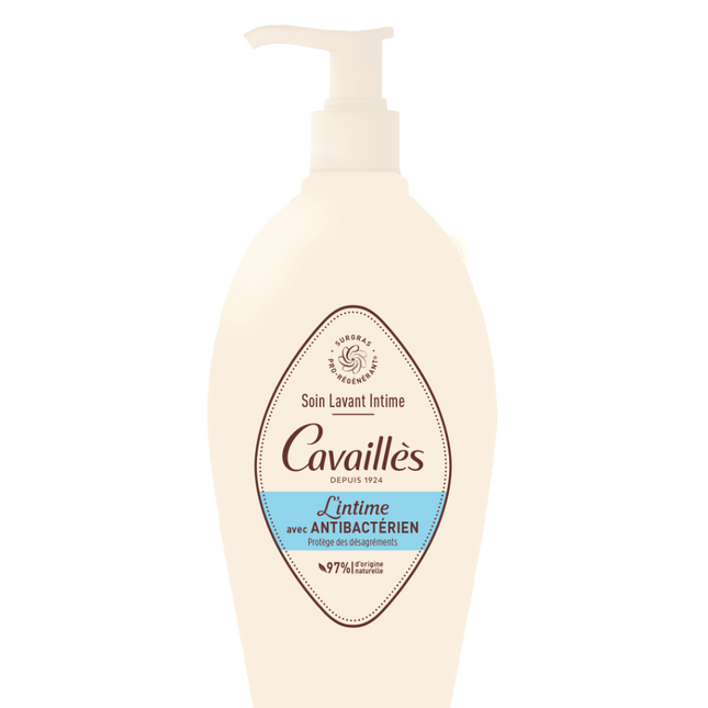 Roge Cavailles Antibacterial Intimate Natural Ingredients – Intimate Wash Gel for Women, 250 ml