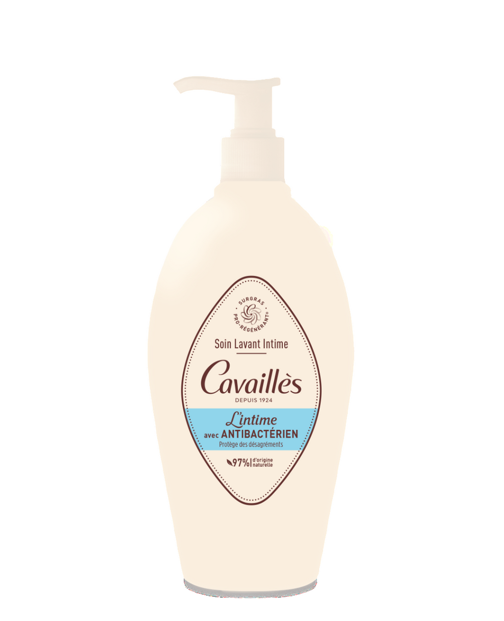 Roge Cavailles Antibacterial Intimate Natural Ingredients – Intimate Wash Gel for Women, 250 ml