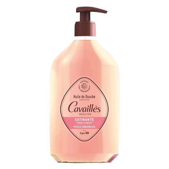 Roge Cavailles Bio Argan Oil Regenerating – Shower Oil for Women, All Skin Types, 750 ml
