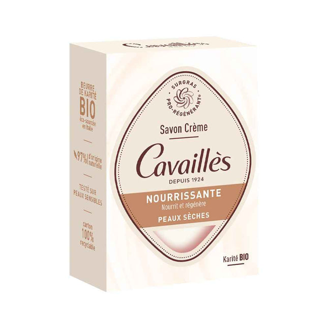 Roge Cavailles Pro-Regenerating Karite Nourishing – Soap Bar for Women, 100 g
