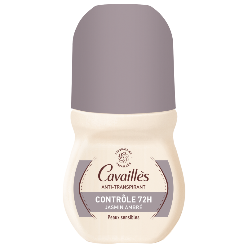Roge Cavailles Controle 72h Protection Jasmin Ambre – Deodorant Roll-On for Women, 50 ml