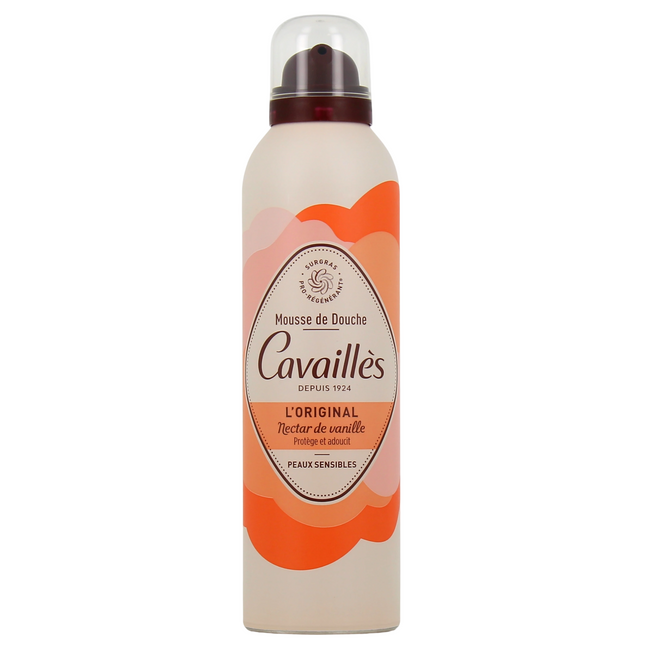 Roge Cavailles L'Original Vanilla Cleansing – Shower Mousse for Women, 200 ml