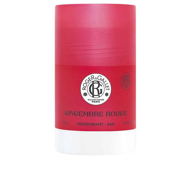 Roger & Gallet Gingembre Rouge 24h Protection – Deodorant Stick for Women, 50 g