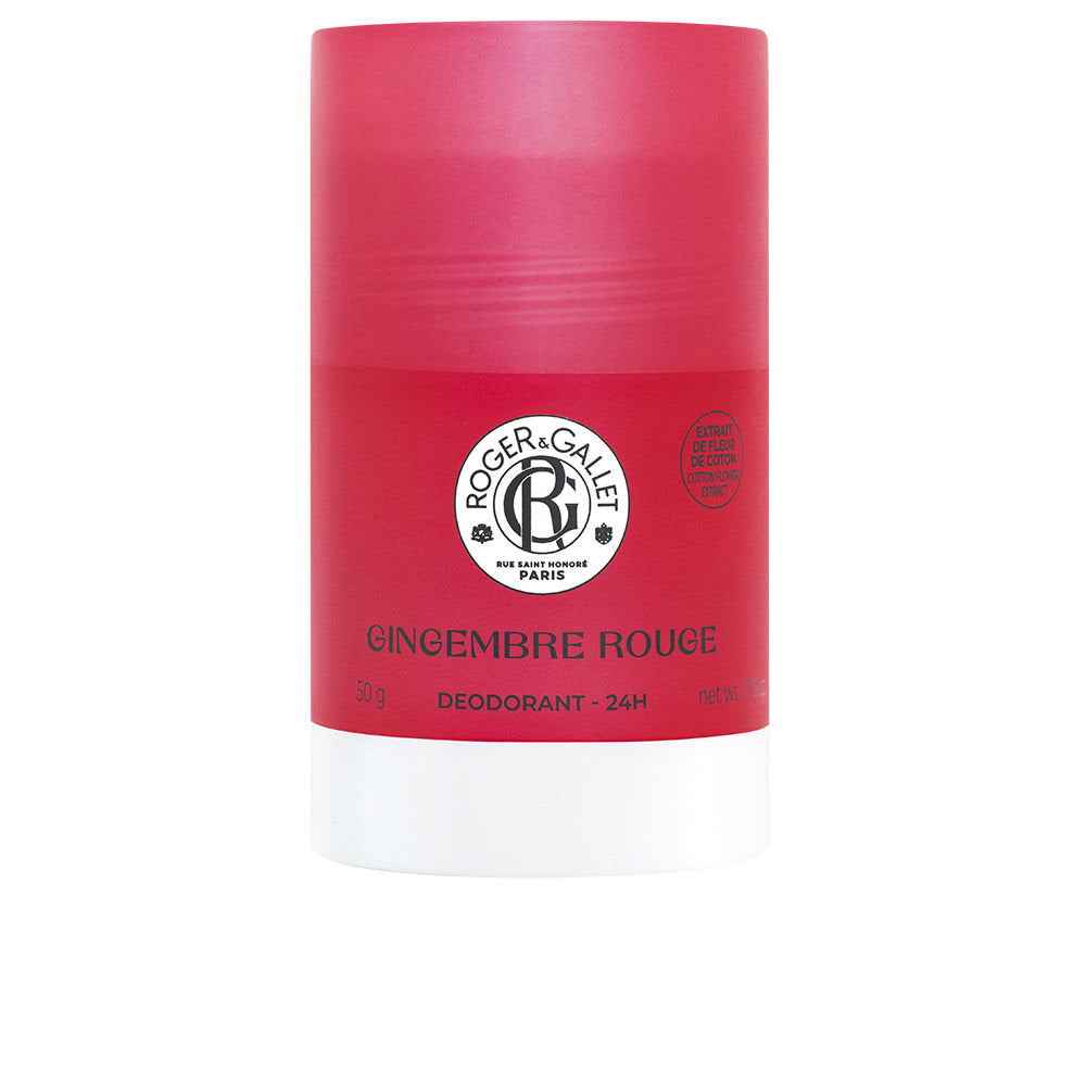 Roger & Gallet Gingembre Rouge 24h Protection – Deodorant Stick for Women, 50 g