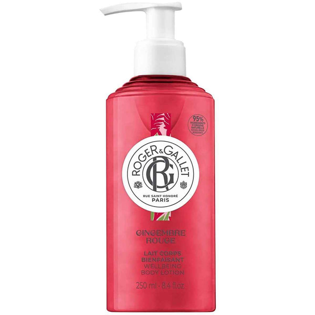 Roger & Gallet Gingembre Rouge Hydrating – Body Milk for Women, 250 ml