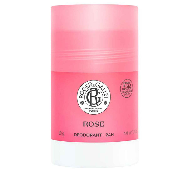 Roger & Gallet Rose 24h Protection – Deodorant Stick for Women, 50 g
