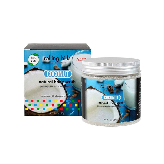 Rolling Hills Coconut Eliminates Impurities – Body Scrub for Women, 250 g