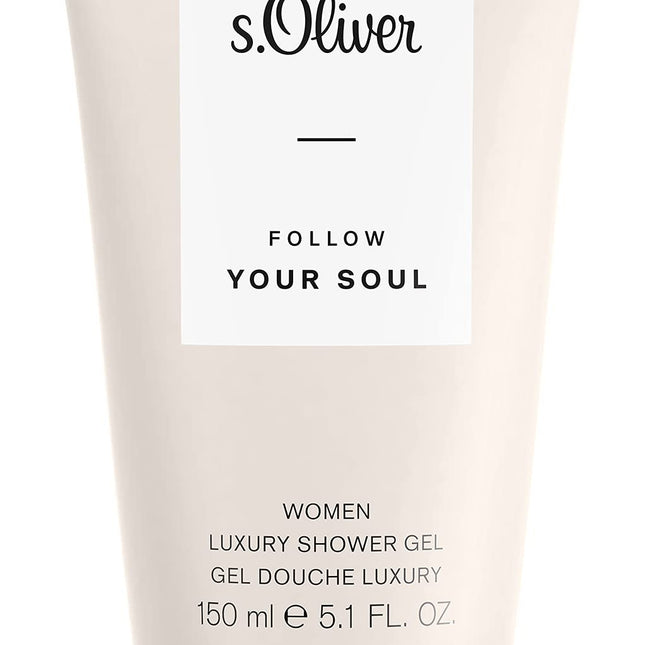 S. Oliver Follow Your Soul – Shower Gel for Women, All Over The Body, 150 ml