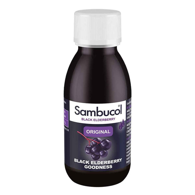 Sambucol Original Black Eldeberry Extract Support The Immune System – Syrup Unisex, 120 ml