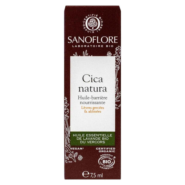 Sanoflore Cica Natura – Lip Oil for Women, 7.5 ml