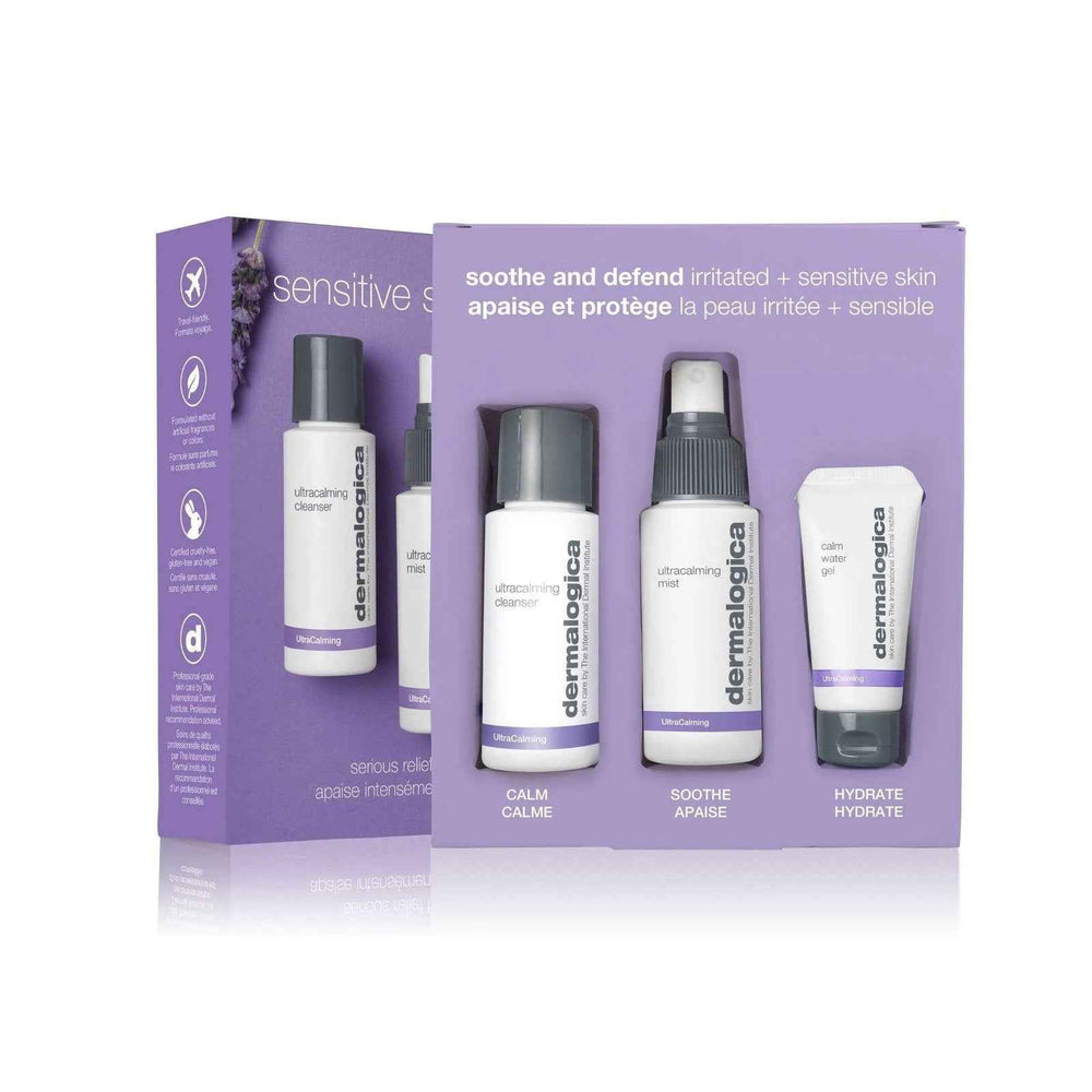 Dermalogica Sensitive Skin Rescue Kit Set Dermalogica: UltraCalming – Cleansing Gel Unisex, For Face, 50 ml + UltraCalming, Calming, Mist Lotion, For Face, 50 ml + UltraCalming, Glycerin, Hydrating, Day & Night, Gel,…