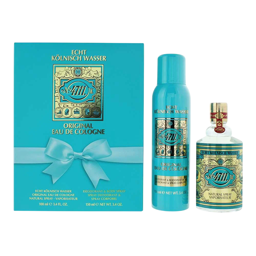 4711 Set 4711: Original – Eau de Cologne Unisex, 100 ml + Original, Anti-Perspirant, Deodorant Spray, 150 ml