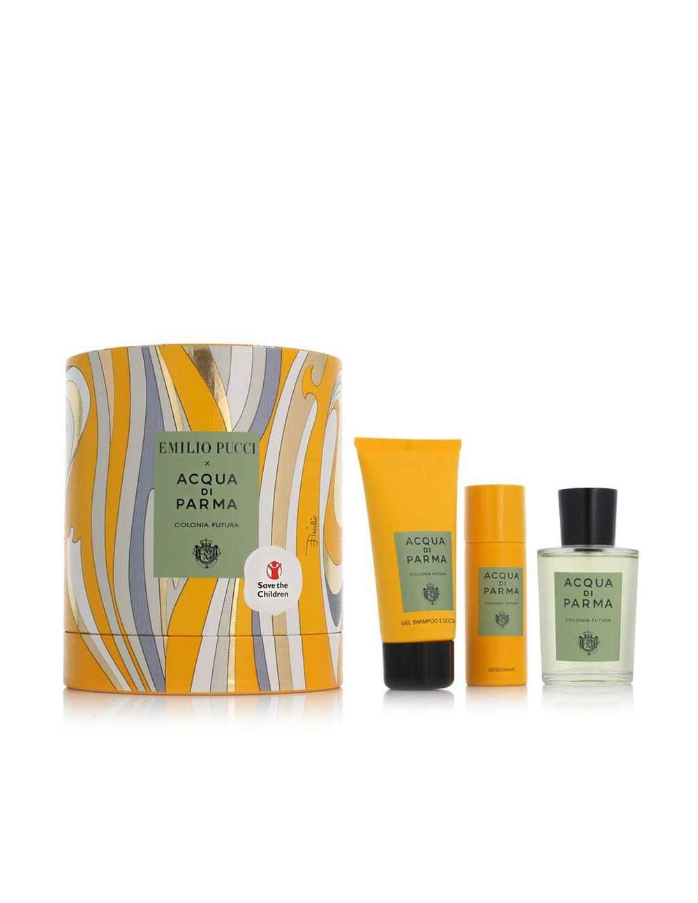 Acqua di Parma Set Acqua di Parma: Colonia Futura – Eau de Cologne for Men, 100 ml + Colonia Futura, Shower Gel & Shampoo 2-in-1, 75 ml + Colonia Futura, Anti-Sweat, Deodorant Spray, 50 ml