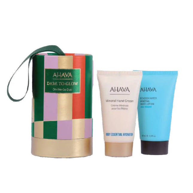 Ahava Set Ahava: Mineral Hydration – Hand Cream for Women, 40 ml + Sea Kissed, Hydrating, Body Lotion, 40 ml