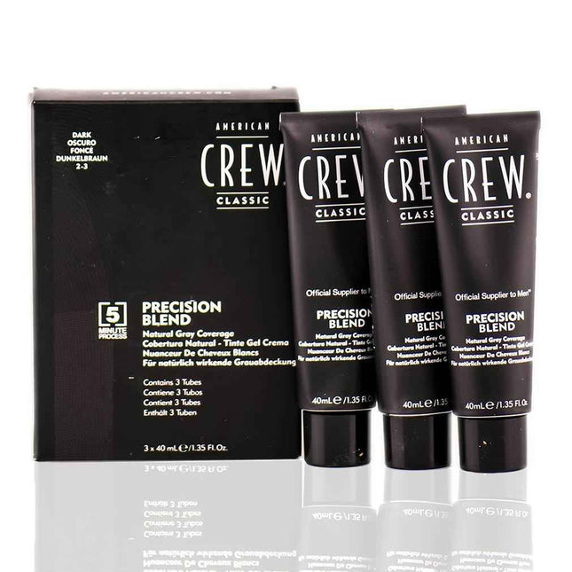 American Crew Set American Crew: Precision Blend Semi-Permanent Hair Dye – Hair Care Set Unisex, 2-3, 40 ml + Precision Blend, Semi-Permanent Hair Dye, 2-3, 40 ml + Precision Blend, Semi-Permanent Hair Dye, 2-3, 40 ml
