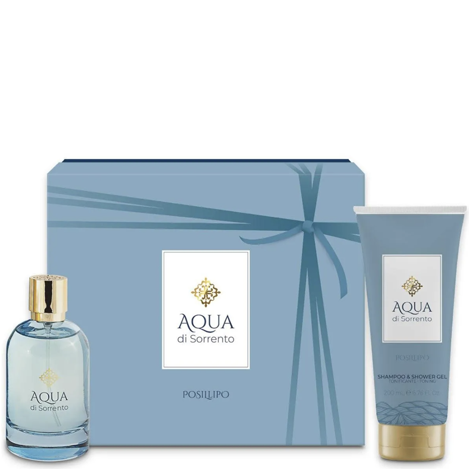 Aqua Di Sorrento Set Aqua Di Sorrento: Posillipo – Eau de Parfum for Women, 100 ml + Posillipo, Hydrating, Body Lotion, 200…