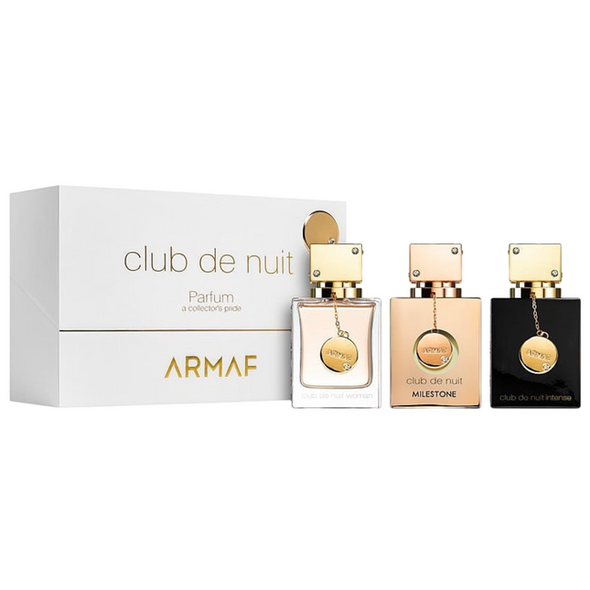 Armaf Set Armaf: Club De Nuit – Eau de Parfum for Women, 30 ml + Club de Nuit Intense, 30 ml + Club De Nuit Milestone, 30 ml