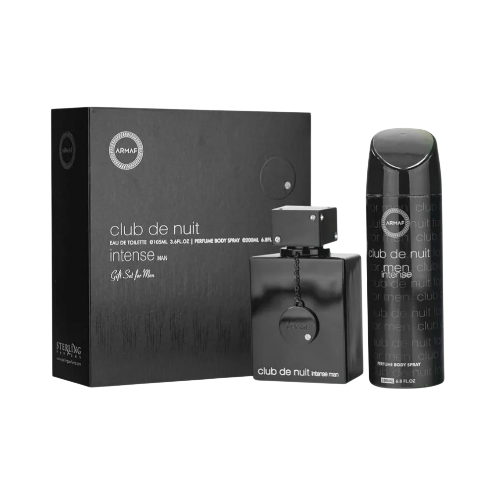 Armaf Set Armaf: Club de Nuit Intense – Eau de Toilette for Men, 105 ml + Club de Nuit Intense, Anti-Perspirant, Deodorant…